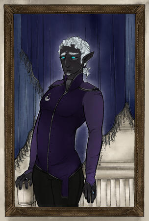 OC: Peryton Painting