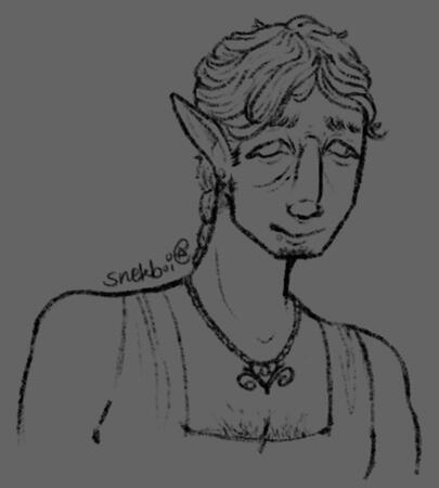 OC: Carmine Bust Lineart