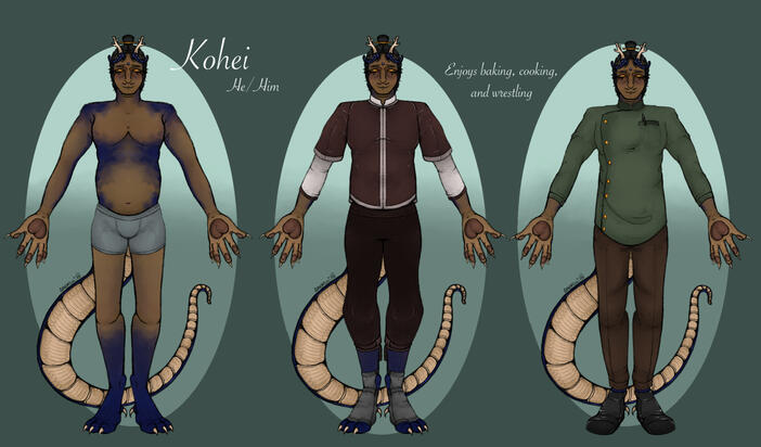 OC: Kohei Body and Clothing Ref